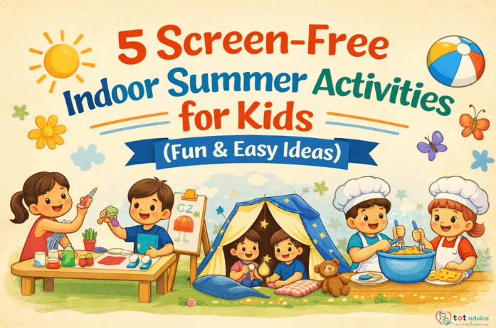 Screen-Free Indoor Summer Activities for Kids