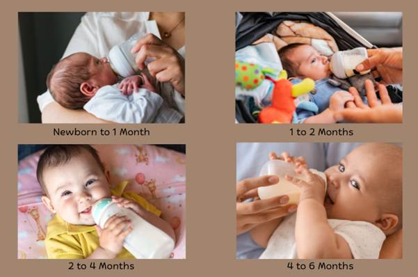 Baby Formula Feeding Schedule by Age