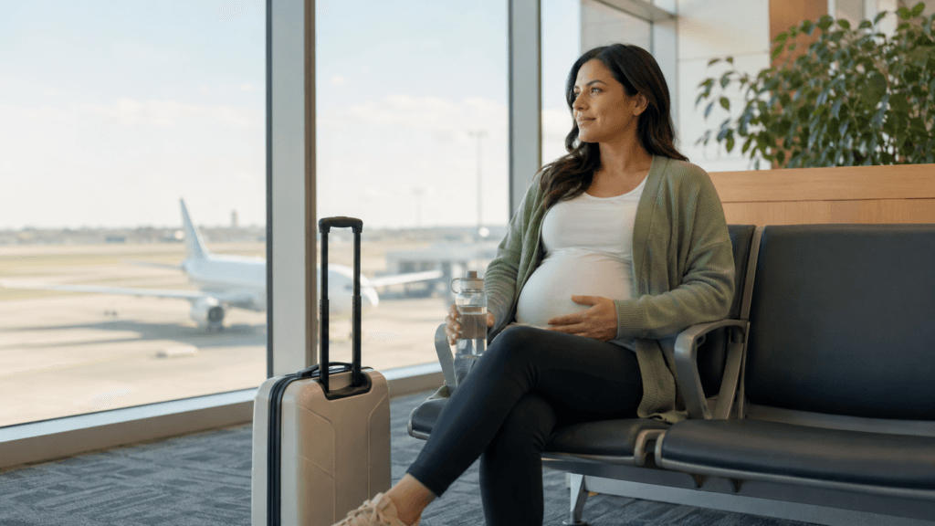 How many months pregnant is safe to travel