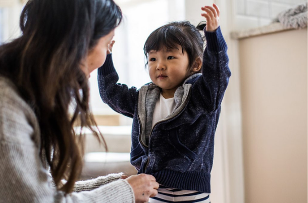 toddler refuses winter clothes